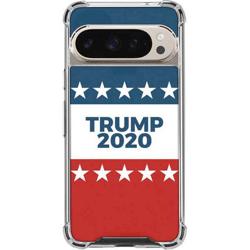 Trump 2020 Red White and Blue Pixel 9/9 Pro Clear Case
